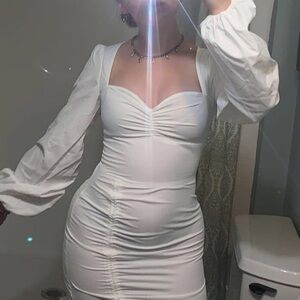 Beautiful white body con dress